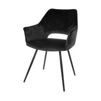 Riverdale Eve eetkamerstoel zwart