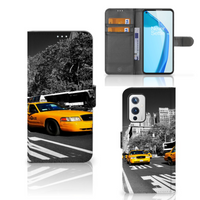 OnePlus 9 Flip Cover New York Taxi - thumbnail