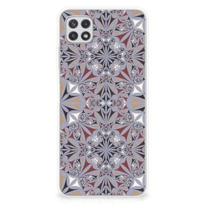 Samsung Galaxy A22 5G TPU Siliconen Hoesje Flower Tiles