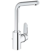 GROHE Eurodisc Cosmopolitan wastafelkraan L-size met afvoerplug met hoge draaibare uitloop chroom 23054003