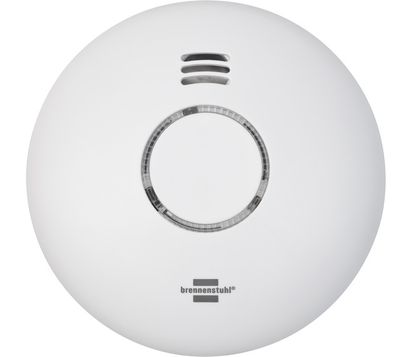 Brennenstuhl 1290090 Draadloze rook- en hittemelder werkt op batterijen (Ø x h) 120 mm x 35 mm