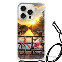 iPhone 15 Pro Telefoonhoesje met valbescherming Amsterdamse Grachten - thumbnail