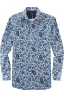 OLYMP Casual Modern Fit Overhemd blauw, Motief