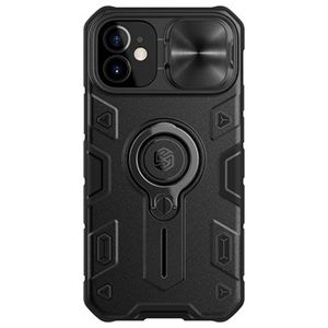 Nillkin CamShield Armor iPhone 12 Mini Hybrid Case - Zwart