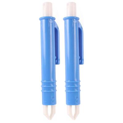 Tekentang - 2x - kunststof - tekenpincet/tekenverwijderaar - 5 cm Tekentang - 2x - kunststof - tekenpincet/tekenverwijderaar - 5 cm