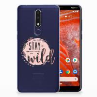 Nokia 3.1 Plus Telefoonhoesje met Naam Boho Stay Wild