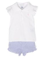 Ralph Lauren Kids ensemble short à logo Polo Pony brodé - Blanc - thumbnail