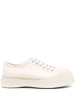 Marni baskets Pablo en cuir - Rose