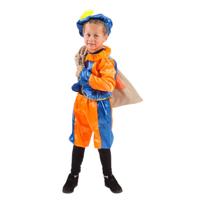 Folat Pietenpak Junior Polyester Oranje/blauw Maat 116-134