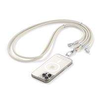 SATECHI OntheGo USB-C Lanyard Kabel, 60W Snelladen, 480Mbps Gegevensoverdracht, Ingebouwde Crossbody-riem, Verstelbaar 1,5m / 4,9ft Gevlochten Snoer, USB type C Kabel voor iPhone, Android – Zand