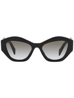 Prada Eyewear lunettes de soleil PR 07YS à monture oversize - Noir - thumbnail