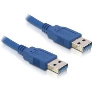 Delock 82537 Kabel USB 3.0 Type-A male > USB 3.0 Type-A male 5 m blauw