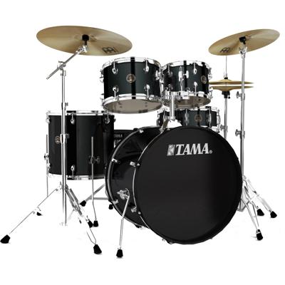 Tama RM52KH6-BK Rhythm Mate Black 5d. drumstel incl. Meinl bekkenset Tama RM52KH6-BK Rhythm Mate Black 5d. drumstel incl. Meinl bekkenset