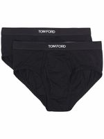 TOM FORD lot de deux boxers à taille à logo - Noir