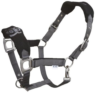 S2G halster Deluxe full 70 x 45 x 3,5 cm nylon/fleece grijs/zwart