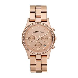 Horlogeband Marc by Marc Jacobs MBM3118 Staal Rosé 20mm