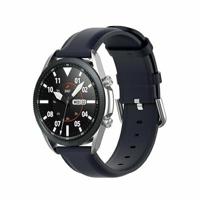 By Qubix - Classic leren bandje - Donkerblauw - Compatible met Xiaomi Redmi Watch 5 Active/Redmi Watch 5 Lite - Compatible Xiaomi bandje