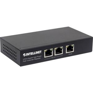 Intellinet 561266 PoE-extender 1 GBit/s IEEE 802.3af (12.95 W), IEEE 802.3at (25.5 W)