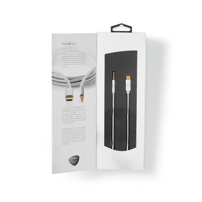 Nedis CCTB65940AL10 audio kabel 1 m USB C 3.5mm Aluminium