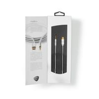 Nedis CCTB65940AL10 audio kabel 1 m USB C 3.5mm Aluminium