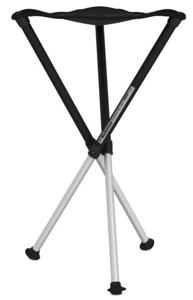 Walkstool Comfort XXXL Klapkrukje Zwart, Zilver 63549 Belastbaarheid (gewicht) (max.) 250 kg