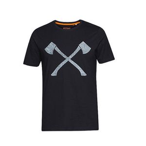 Stihl T-shirt S | Axe Wood | Maat S | Zwart - 4205002348