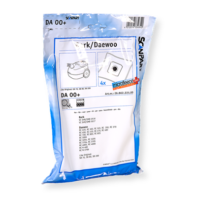Scanpart Stofzuigerzakken DA00+ 4 stuks