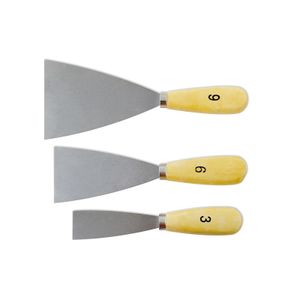 3-delig plamuur messen set 3/6/9 cm   -