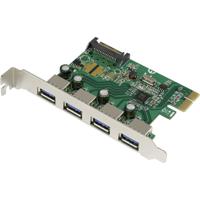 Renkforce 4 poorten USB 3.2 Gen 1-controllerkaart USB-A PCIe - thumbnail