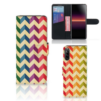 Sony Xperia L4 Telefoon Hoesje Zigzag Multi Color