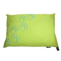 Lex & Max Hondenkussen Happy Feet Lime Groen - 100 X 70cm