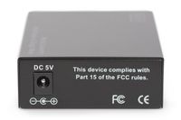 Digitus DN-82124 netwerk media converter 1000 Mbit/s 1310 nm Single-mode, Multimode Zwart - thumbnail