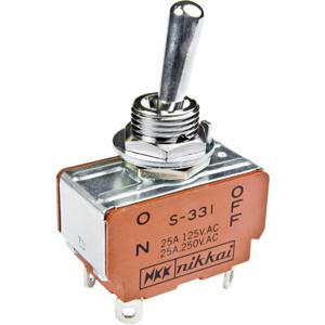 NKK Switches S32 S32 Tuimelschakelaar 125 V/AC 25 A 3x aan/aan Continu 1 stuk(s)