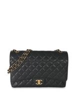 CHANEL Pre-Owned grand sac porté épaule Double Flap (années 2011) - Noir