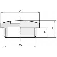 LAPP 54001630 SKINDICHT BL PG 13,5 +0-RING Blindstop Met O-ring PG13.5 Messing Natuur 100 stuk(s) - thumbnail