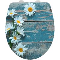 Wenko Wc-bril Bloemen 39 X 45 Cm Acryl Wit