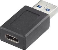 Renkforce USB Adapter [1x USB 3.2 Gen 1 stekker A (USB 3.0) - 1x USB-C bus] - thumbnail