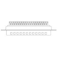 Molex 1731130066 D-sub connector Aantal polen: 78 Soldeerkelk 1 stuk(s)