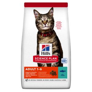 Hill&apos;s Adult met tonijn kattenvoer 2 x 3 kg