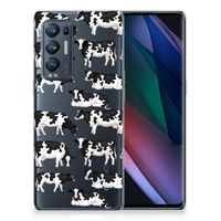 OPPO Find X3 Neo TPU Hoesje Koetjes - thumbnail