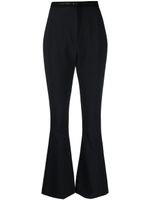 Versace Jeans Couture pantalon taille-haute à logo imprimé - Noir