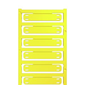 Weidmüller 1076890000 SFX 11/60 MC NE GE V0 Kabelmarkering Montagemethode: Kabelbinder Markeringsvlak: 11 x 60 mm Geel Aantal markeringen: 60 60 stuk(s)