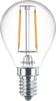 Philips Lighting 77755500 LED-lamp Energielabel E (A - G) E14 Kogel 2 W = 25 W Warmwit (Ø x l) 4.5 cm x 8 cm 1 stuk(s) - thumbnail