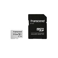 Transcend TS512GUSD300S-A 512GB | microSDXC I, U3, V30, A1 microSD geheugenkaart met adapter- 95/40 MB/s