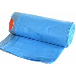 Afvalzakken/vuilniszakken - 15x - 35 liter - blauw - 11,5 mic.