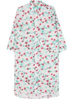 Marni robe-chemise en coton à imprimé Reverie - Blanc