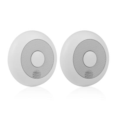 Smartwares RM175RF/2 Draadloze rookmelder Set van 2 stuks Koppelbaar werkt op batterijen