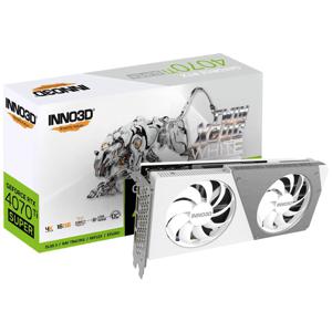 Inno 3D Nvidia GeForce RTX 4070 Ti Super Videokaart TWIN X2 OC 16 GB GDDR6X-RAM PCIe x16 HDMI, DisplayPort Overclocked