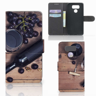 LG G6 Book Cover Wijn
