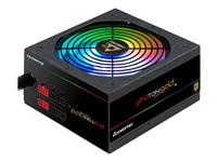 Stroomvoorziening|CHIEFTEC|650 Watts|Efficiency 80 PLUS GOLD|PFC Active|GDP-650C-RGB